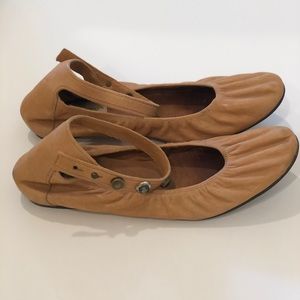 Pink Lanvin ballet flat with ankle strap